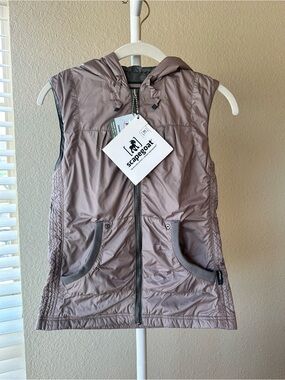 Scapegoat deadstock lavender the Sadie hooded vest XS NWT